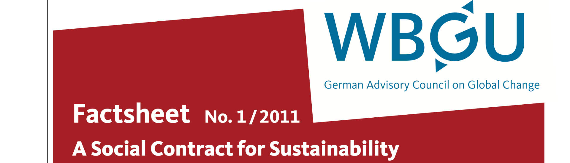 Factsheet: A Social Contract for Sustainability