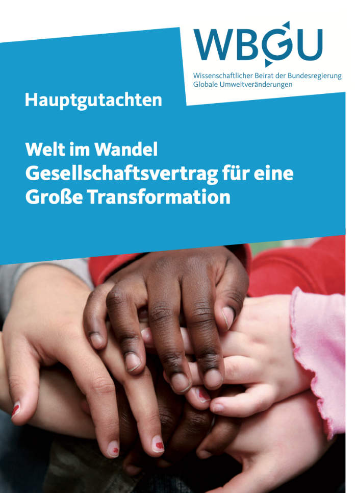 Cover: Welt im Wandel  Gesellschaftsvertrag für eine Große Transformation