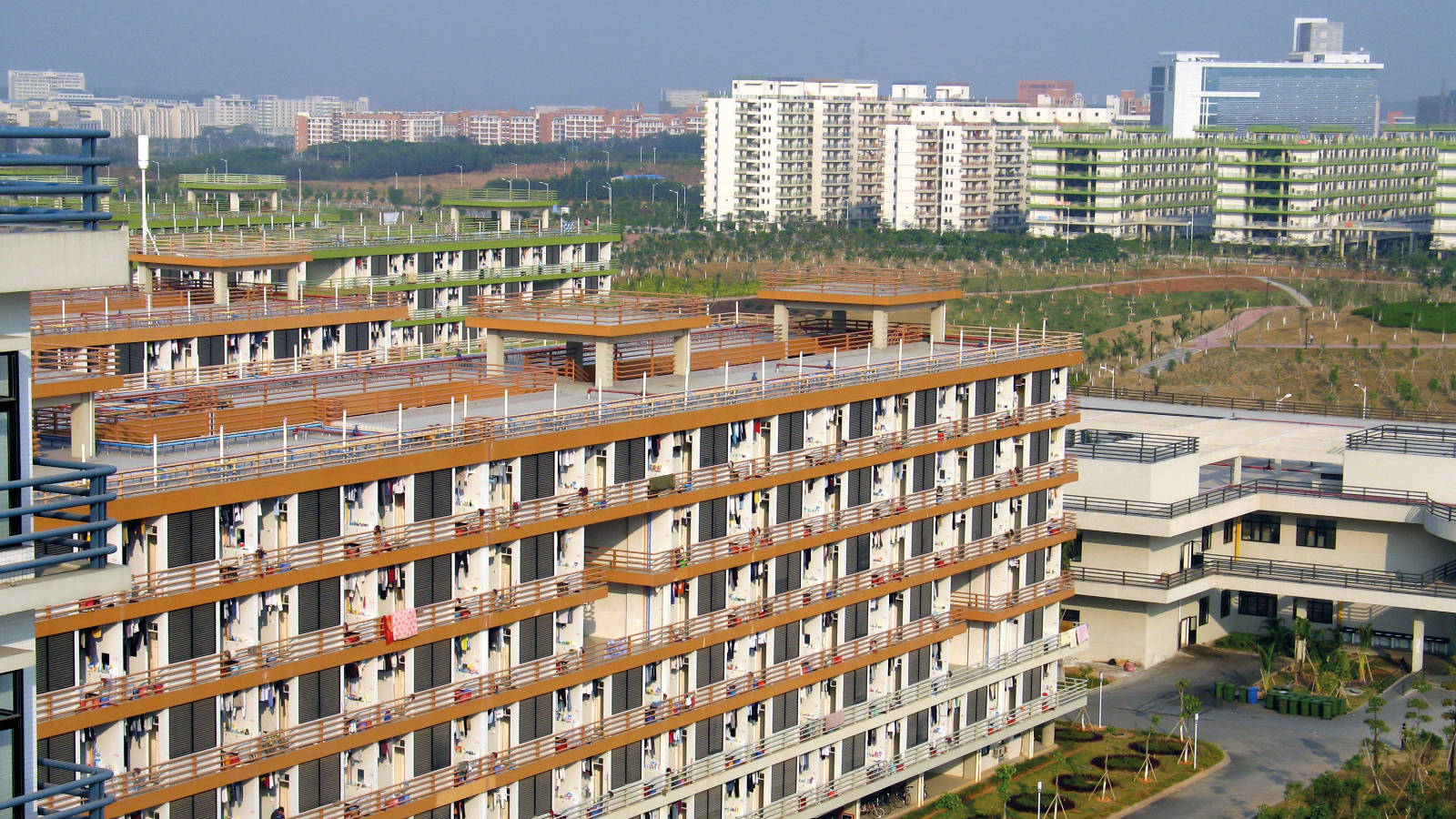 Großflächige Wohnbauprojekte in Guangzhou